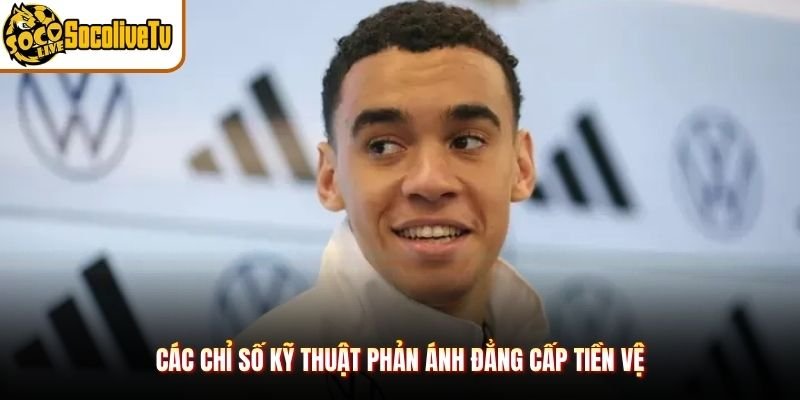 Các chỉ số kỹ thuật phản ánh đẳng cấp tiền vệ